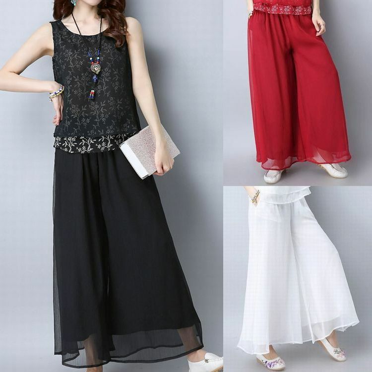 レディース 総レース仕立て ワイドパンツ ガウチョパンツ ワイドレッグパンツ 春 夏 コーデ Women S Retro Lace Tailored Waist Wide Leg Pants Dct 1 Value Rave Notice バリューレイヴノーティス 韓国ファッションやハワイアンジュエリーなど海外通販