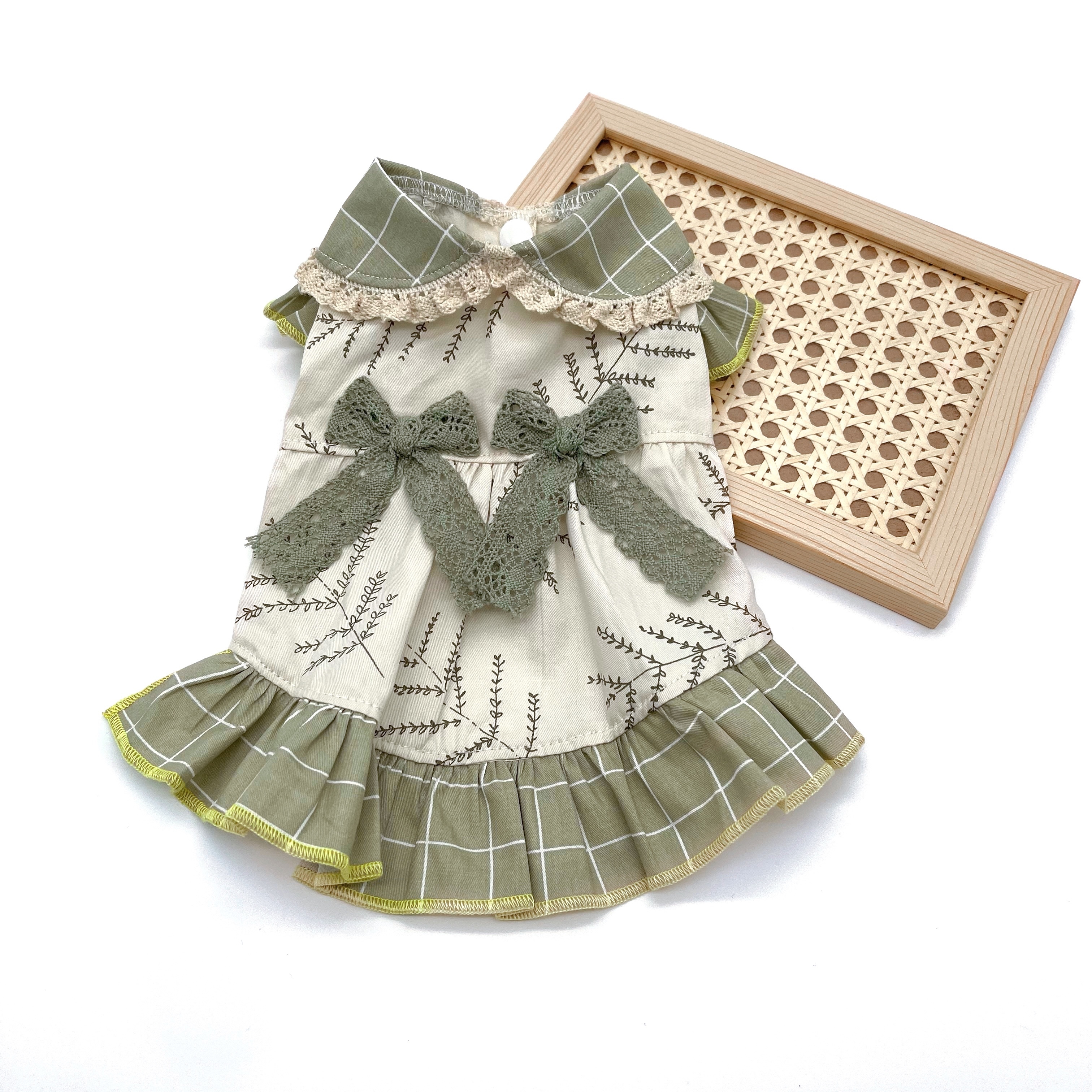 即納 送料無料 リボンフレアワンピース 犬の服 ペット 犬 Dog ネコ ドックウェア Ey0519 Eyes Line アイズライン