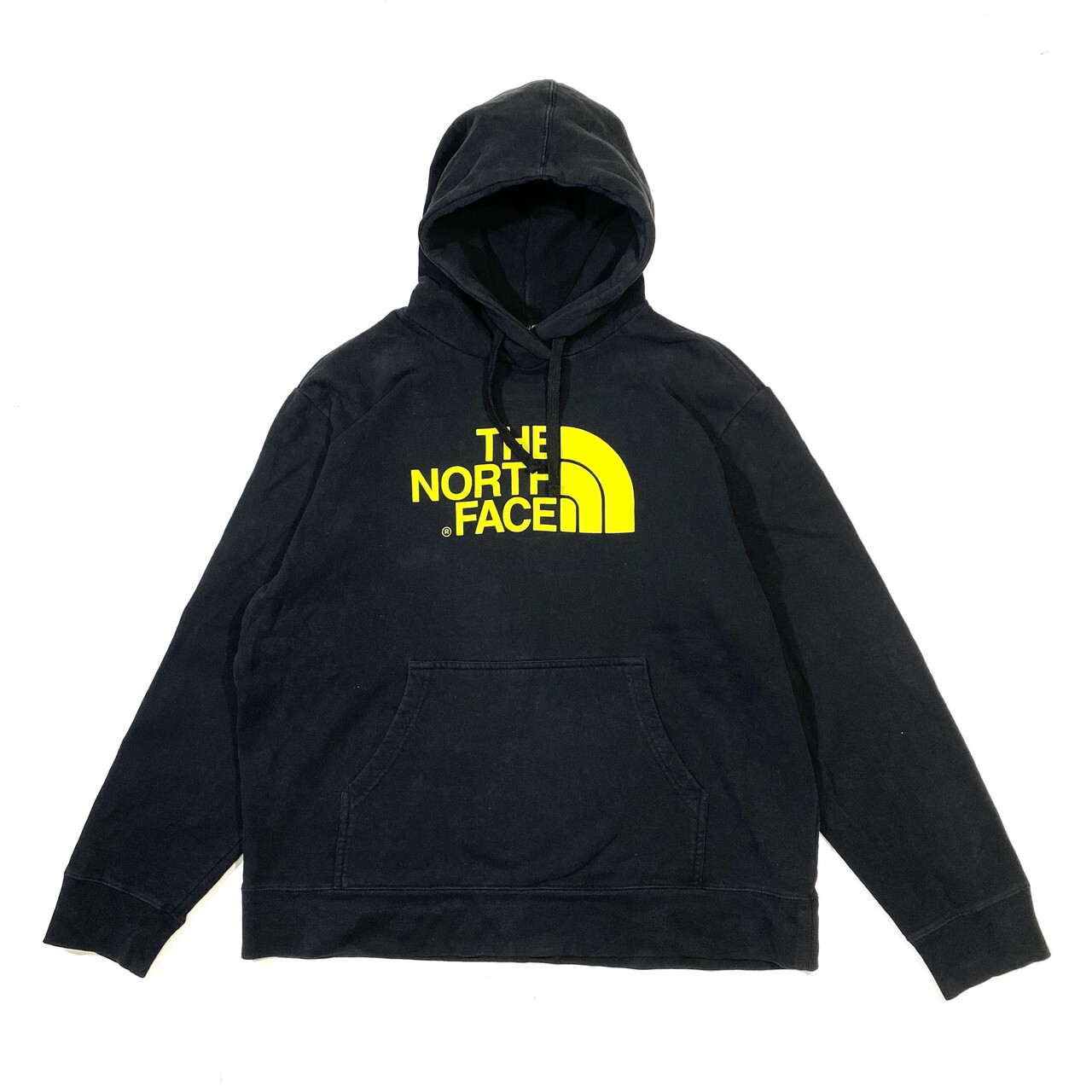 ザ ノースフェイス ロゴプリント スウェットパーカー メンズxl 古着 The North Face プルオーバー トレーナー ブラック 黒 パーカー Cave 古着屋 公式 古着通販サイト