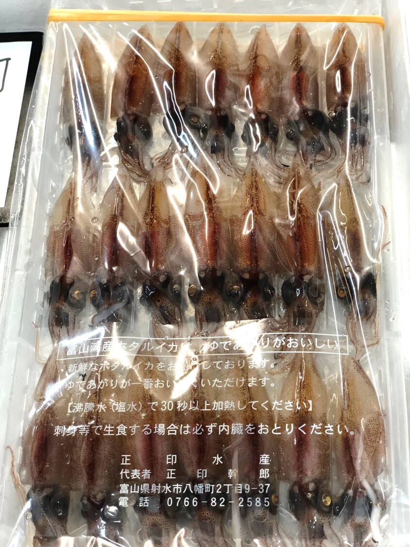 生ホタルイカ 加熱用 富山県産 1枚 16 21杯 生ホタルｘ１ 冷蔵 豊洲直送 蛍烏賊 Okawari 豊洲直送の高級海産物をお届け