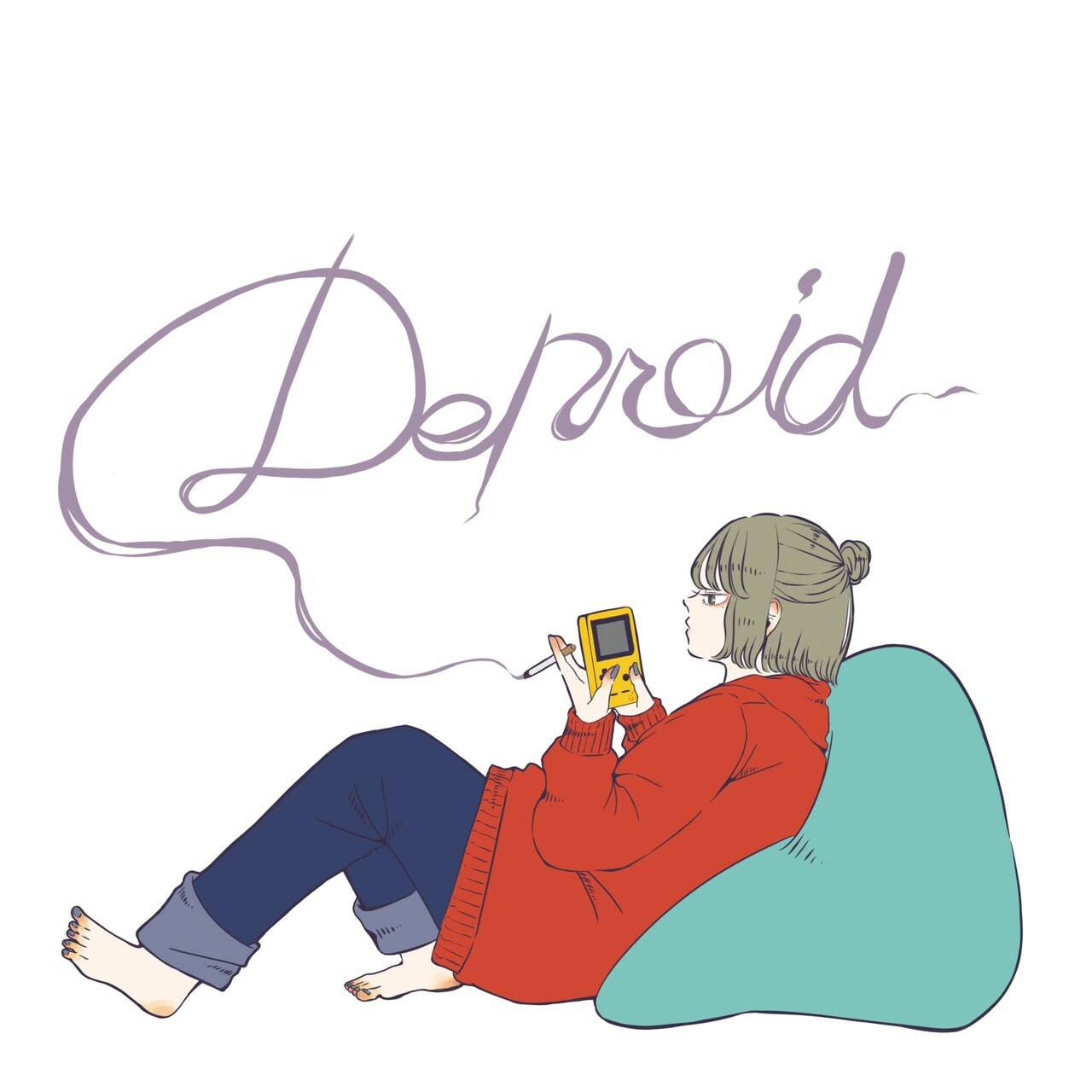 Deproid Itaru Relax Tee Wht Dp 104 Deproid Official Store