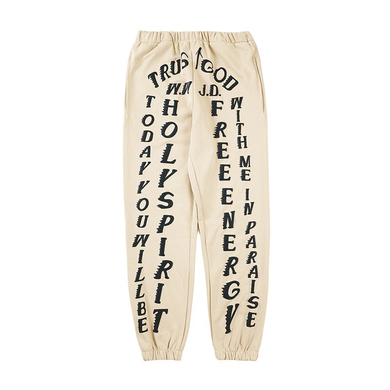 フロント プリント スウェット パンツ Beige ベージュ S M L Xl メンズ レディース ストリートファッション 韓国ファッション 男女兼用 秋冬 トレンド オーバーサイズ Downtown ストリート系ファッション通販