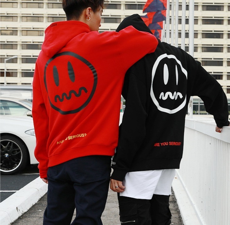 韓国メンズファッション ユニセックス カジュアル プルオーバー オーバーサイズ パーカー 送料無料 韓国メンズ服 流行プチプラ 韓国メンズファッション新作通販 Buy The World