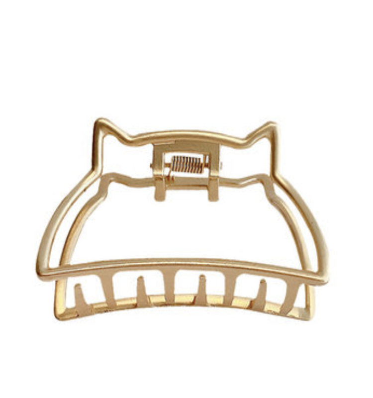 ニュアンスメタルクリップ３種類 韓国アクセサリー 韓国ファッション デザイン ヘアアレンジ シルバー ゴールド ヘアバンスクリップ Lk Lunnik