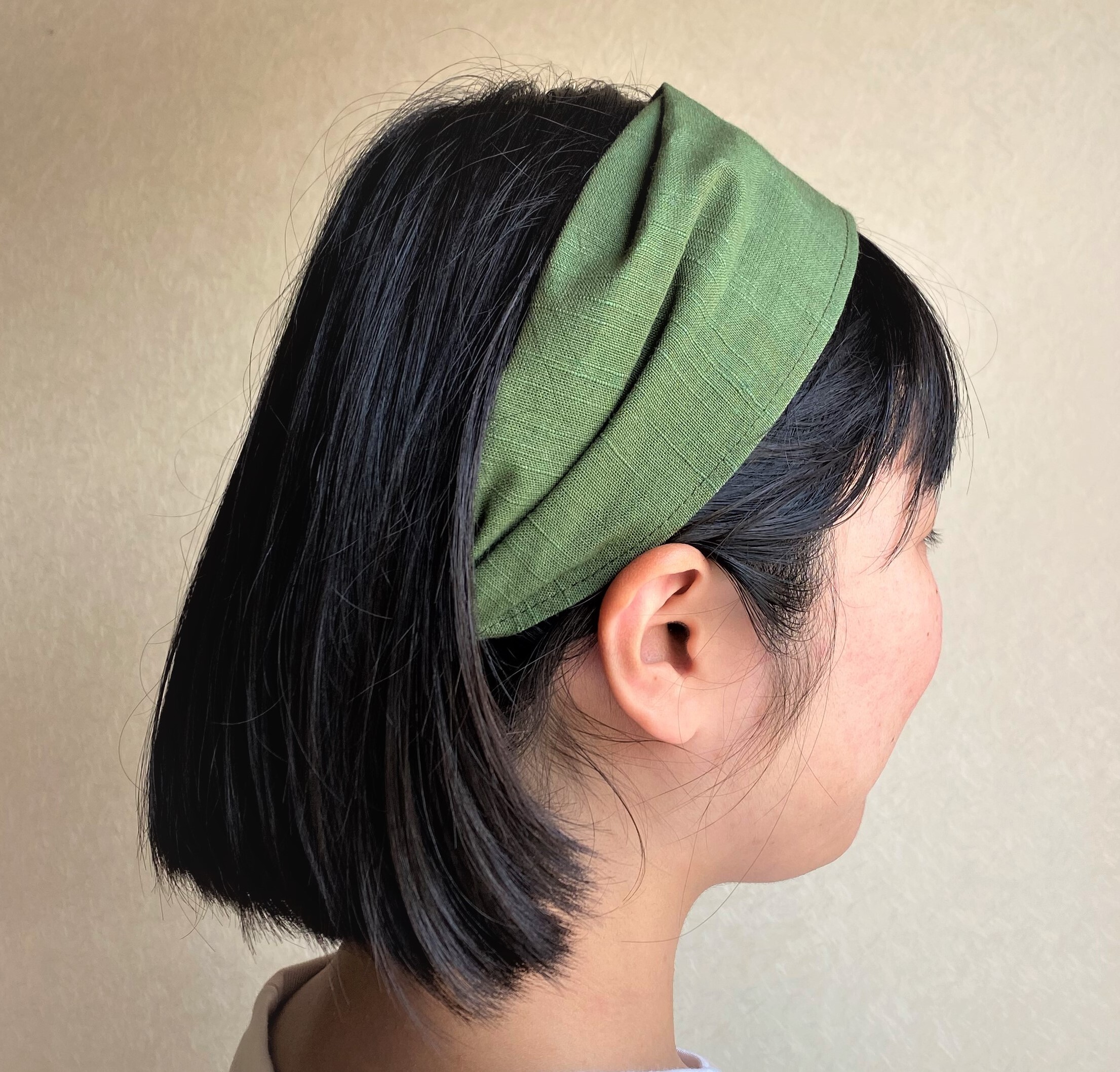 ツーウェイヘアバンド 会津木綿手づくり工房 ｍｏｎ ｍａｒｉ