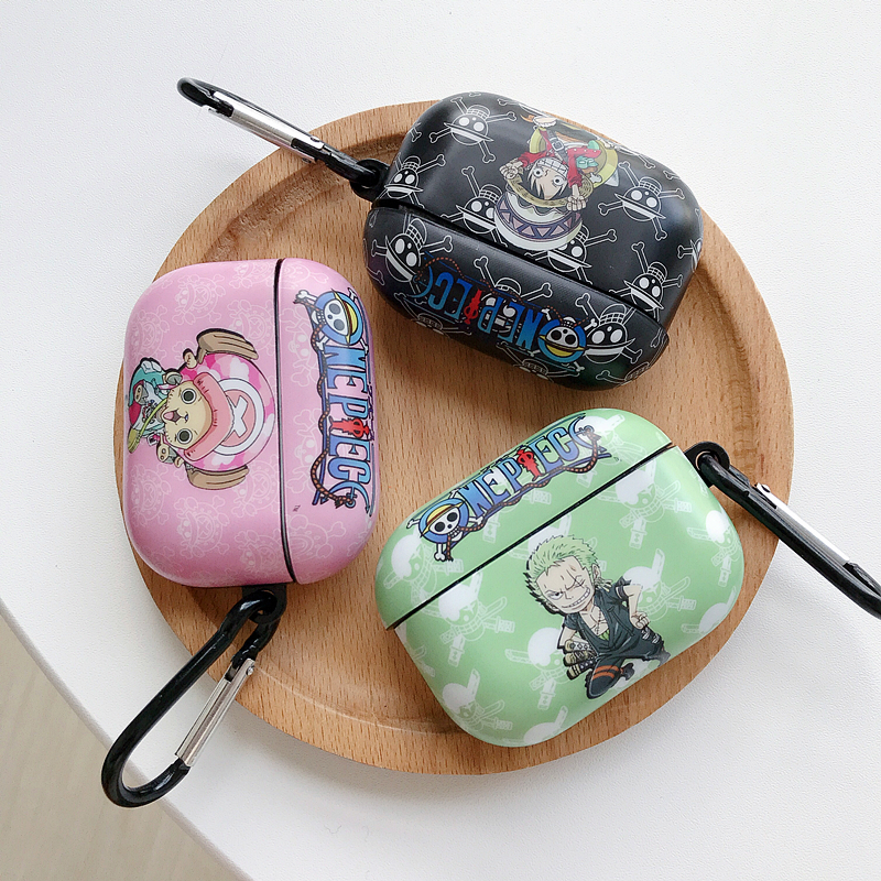 Airpods Pro Airpods ケース ワンピース Tpu製 保護 カバー カラビナ付 One Piece 対応機種 エアポッズプロ エアーポッズ第2世代 第1世代 おしゃれで可愛いairpodsケース 任天堂switchカバー通販専門店new I