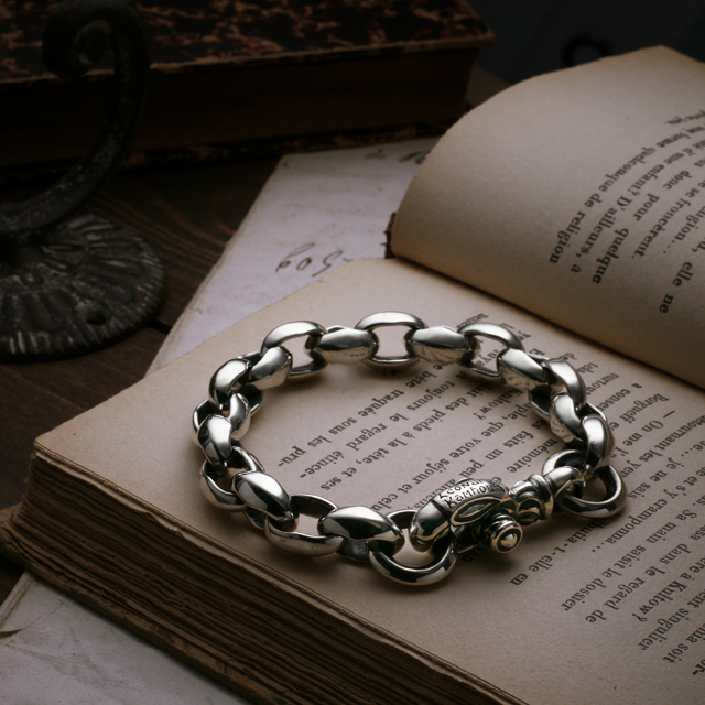 Lone Ones ロンワンズ レナードカムホート Bracelet ブレスレット Chunky シルクリンクブレスレット ミディアム W プレーン サークル 送料無料 クロムハーツ ガボールなどシルバー レザーセレクトショップchrono