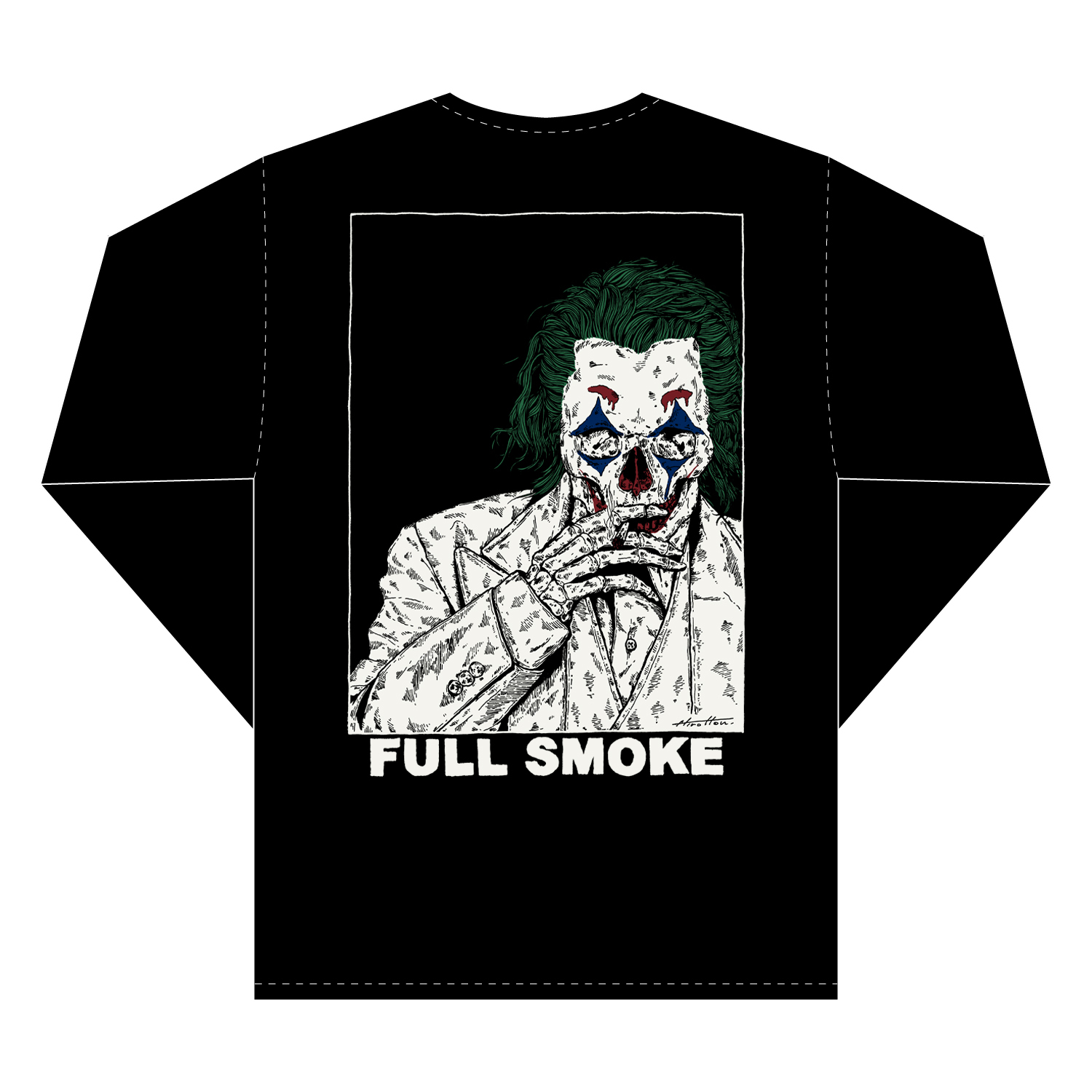 Dogma Joker L S Tee Black Hardest Magazine Shop