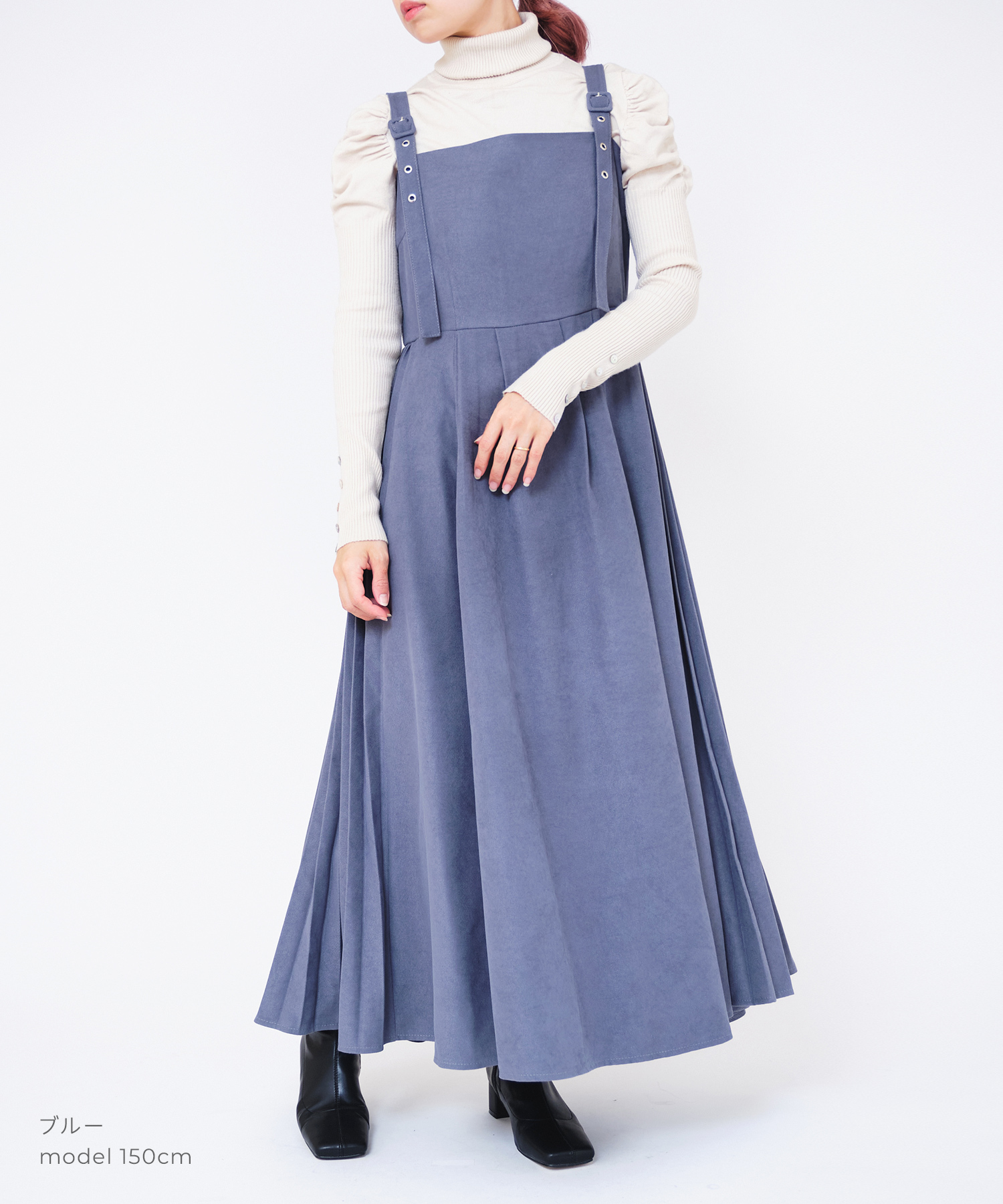 サイドプリーツワンピース Mim サイドプリーツワンピース Mim