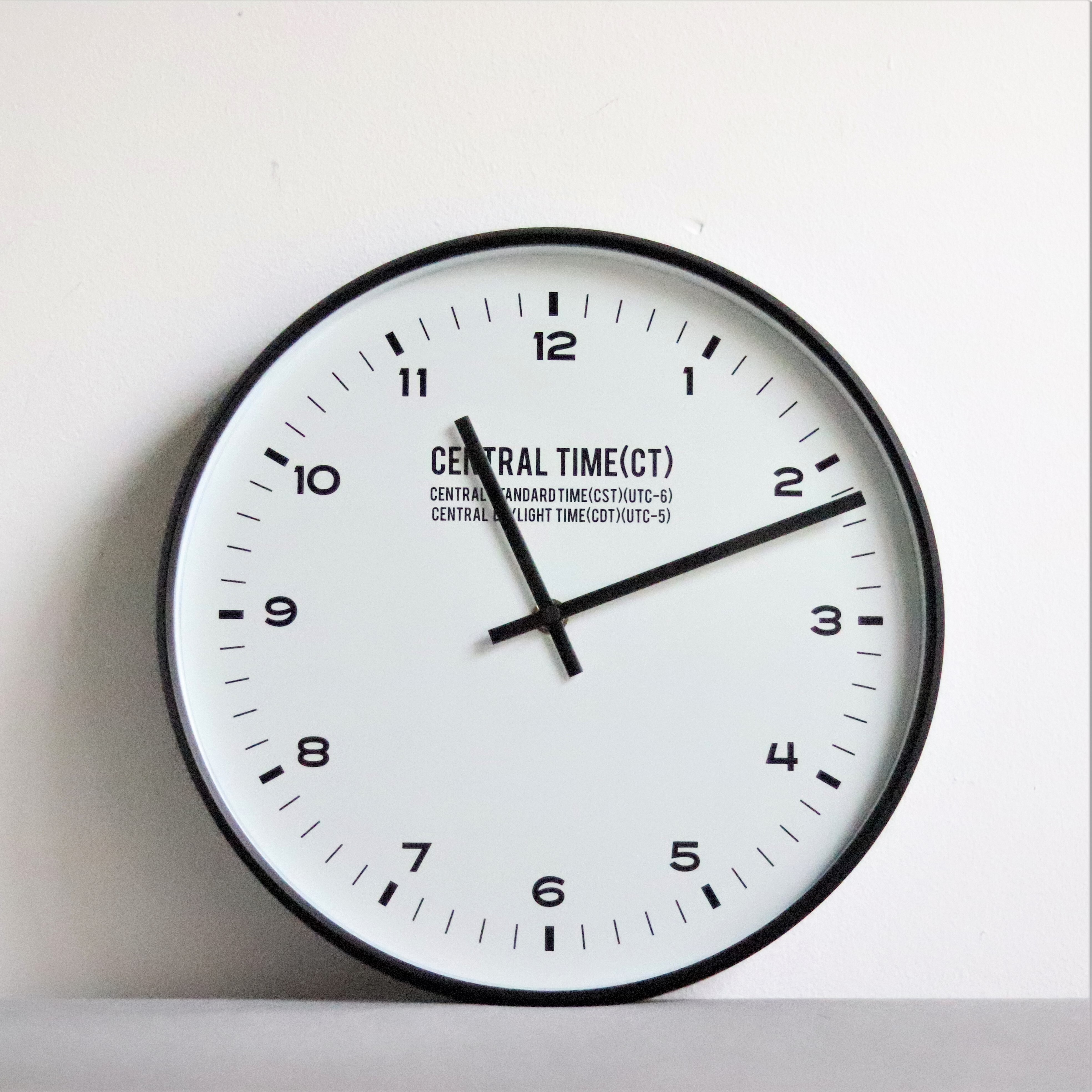 雑貨 インテリア 壁掛け時計 Central Time 1697 ジーフラットインテリアショップ
