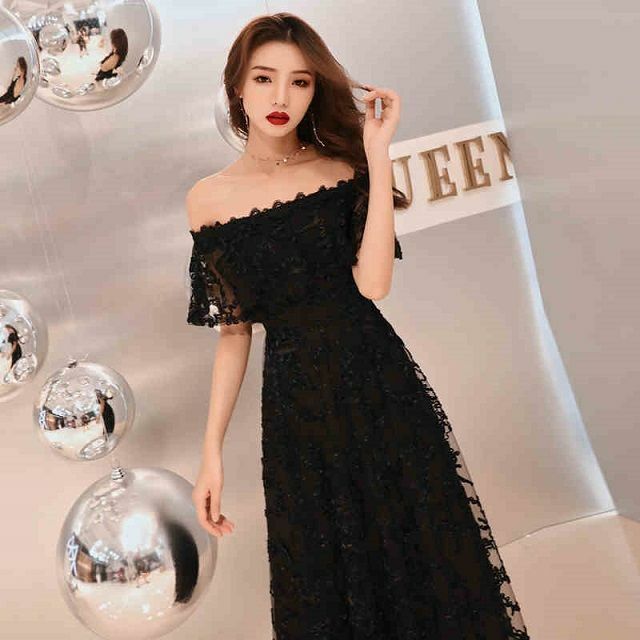 オフショル ドロップショルダー レース ロングドレス ワンピース ドレス ボレロ 結婚式 Xs 4l Ka164 Kanoa ドレスショップ