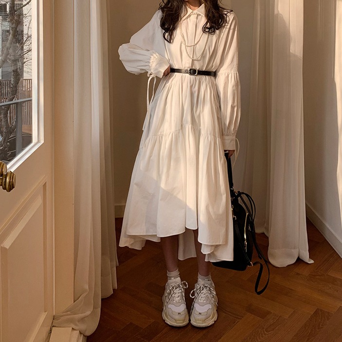 リボン袖ティアードワンピ Sucrier シュクリエ お砂糖みたいに甘くてかわいい 量産型プチプラガーリー服 通販