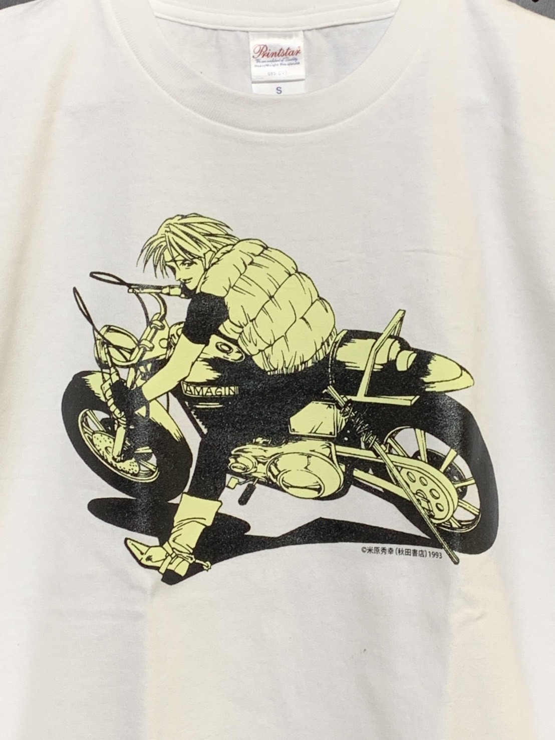 米原秀幸原画展 Full Ahead ウダウダやってるヒマはねェ ｔシャツ 画廊モモモグラ 特設ウェブショップ