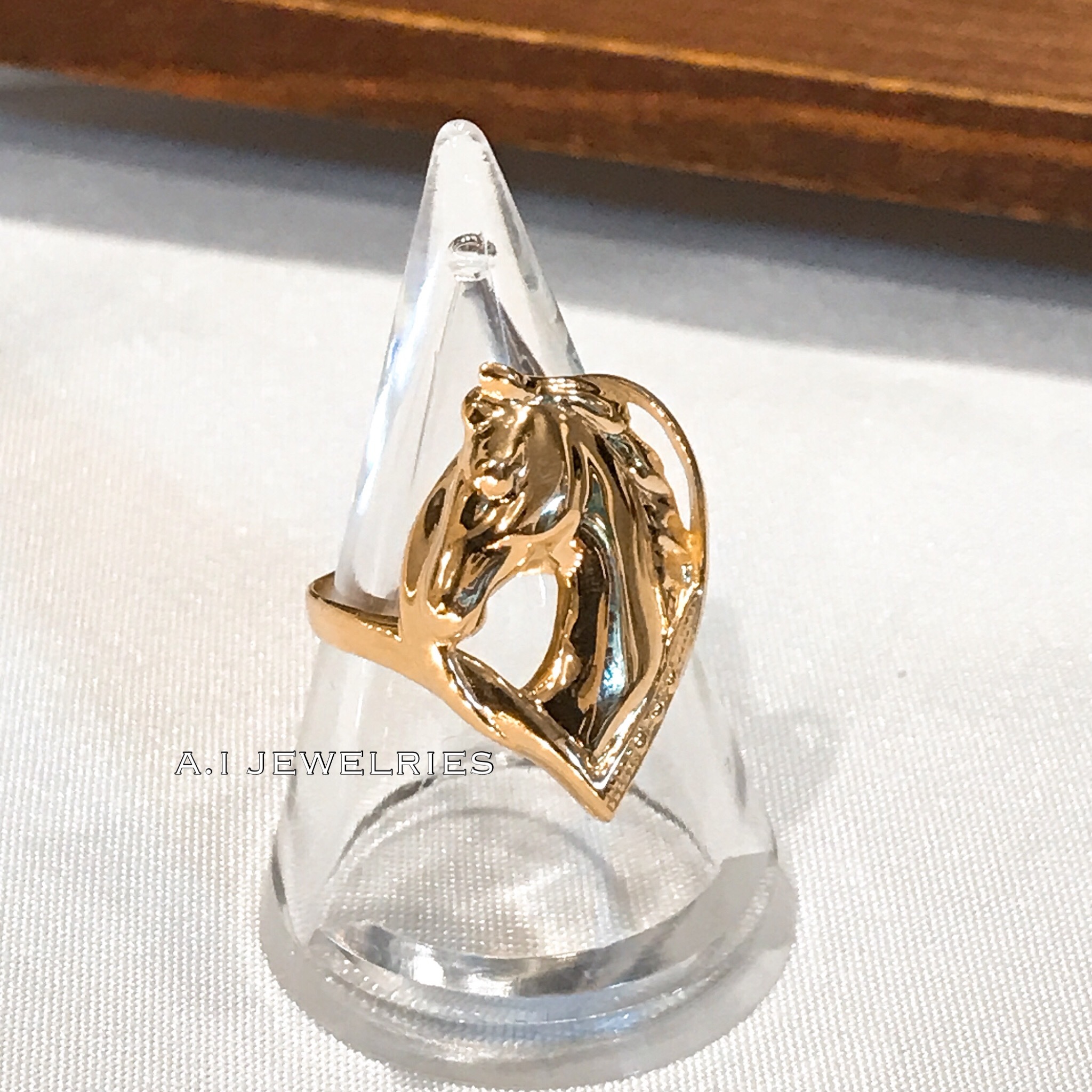 K18 18金 ホース 馬 リング ring 指輪 horse | A.I JEWELRIES / エイアイジュエリーズ