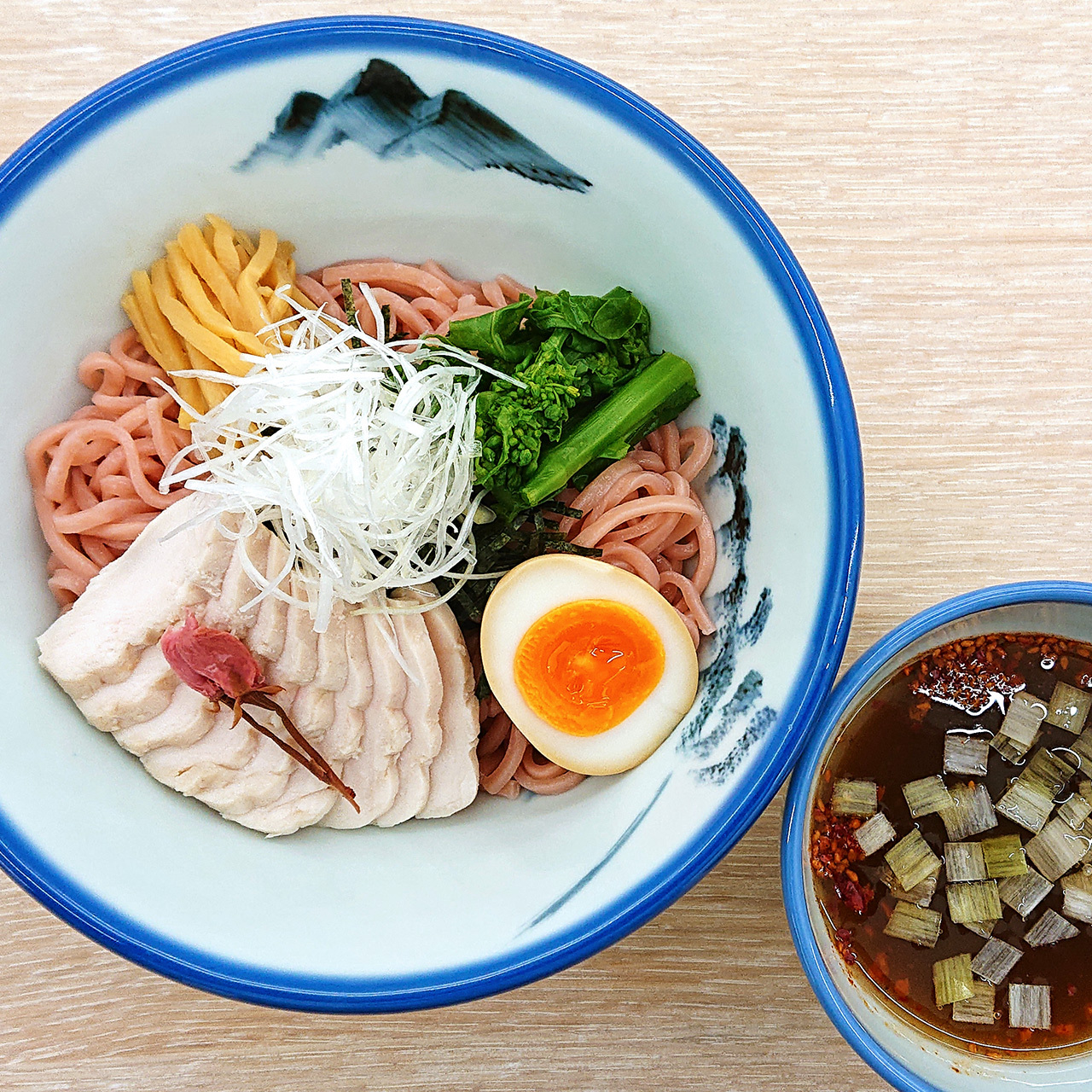 【季節限定】春の白醤油つけ麺（割りスープ付き）  らーめんAFURI 公式通販サイト
