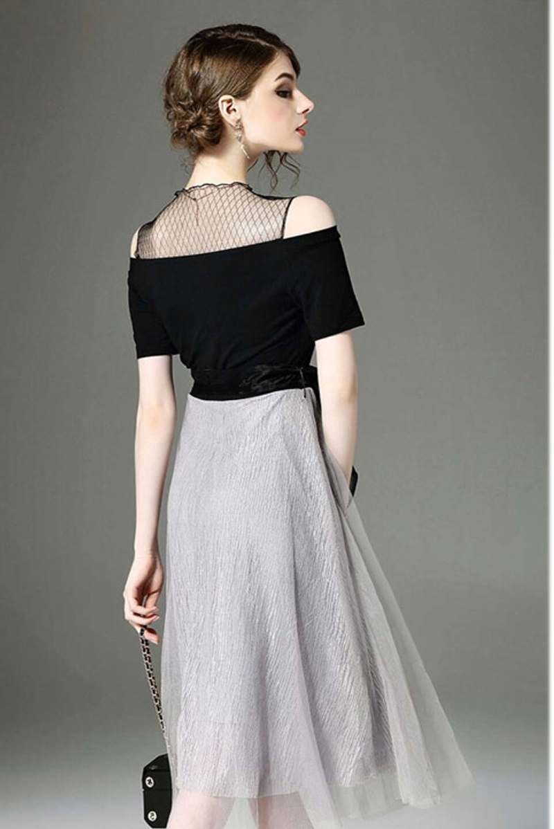 大人気プチプライスパーティードレス パーティー総レースドレス レディース ファッション ワンピース セレブ レディース ドレス 演奏会 上品 ミディアム 2次会 女子会 謝恩会 発表会 デート スレンダーライン セクシー 通販 入学式 卒業式 入園式 オフショルワンピース