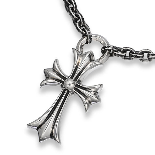 Chrome Hearts クロムハーツ Necklace ネックレス ペーパーチェーンネックレスw Chクロスペンダント 18インチ 送料無料 クロムハーツ ガボールなどシルバー レザーセレクトショップchrono