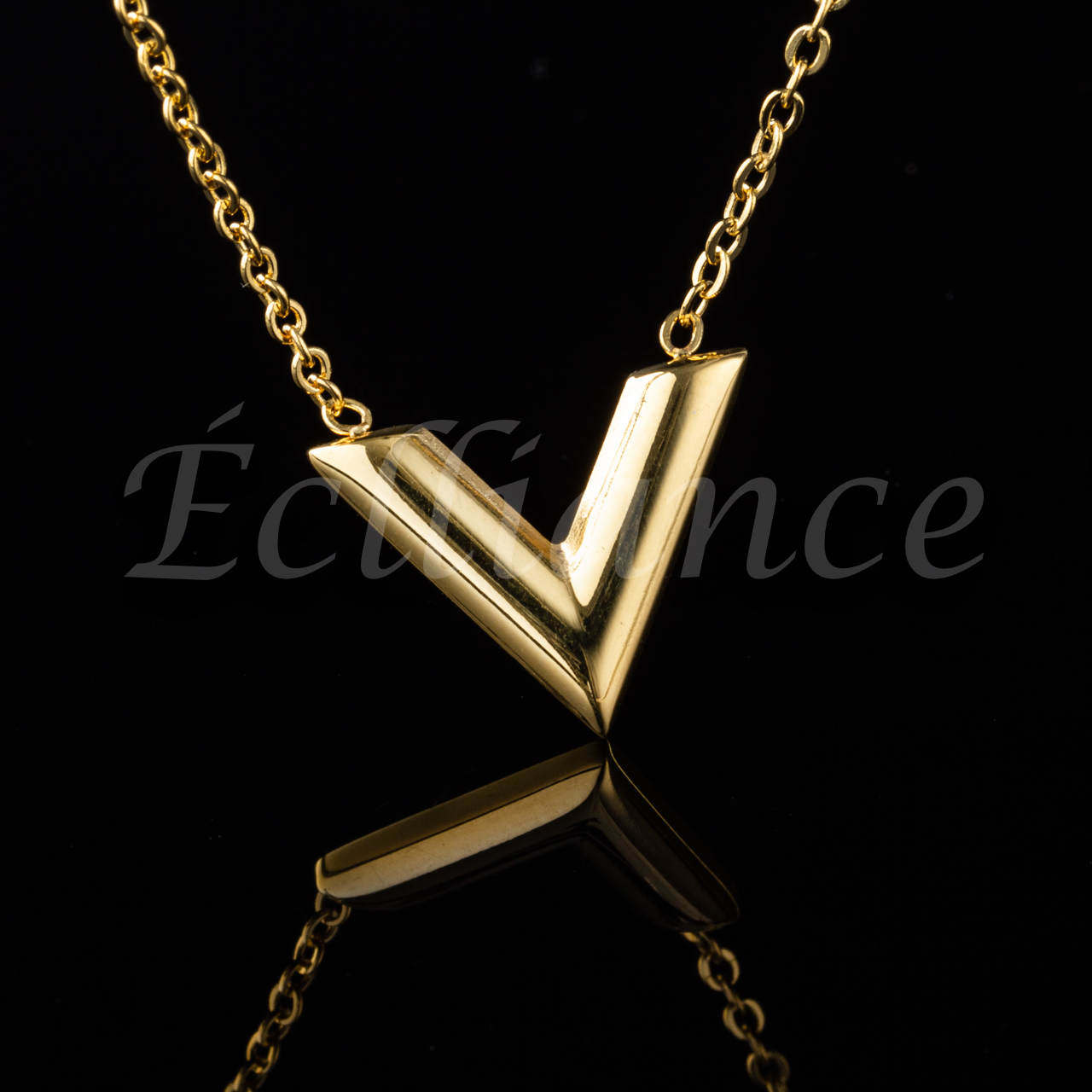 V Necklace Eclliance エクリアンス