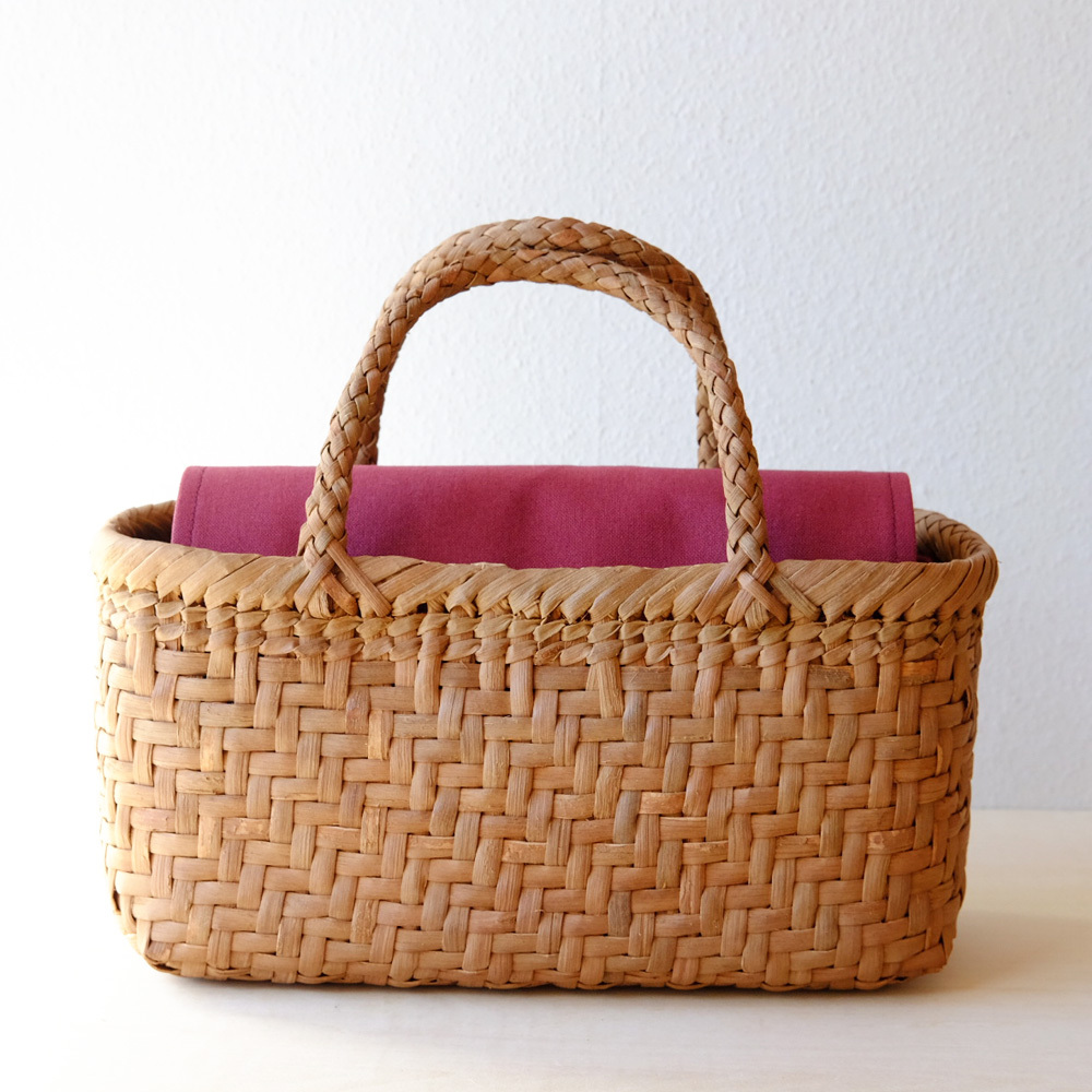 山葡萄 かごバッグ 網代編み 小 国産 Oriori