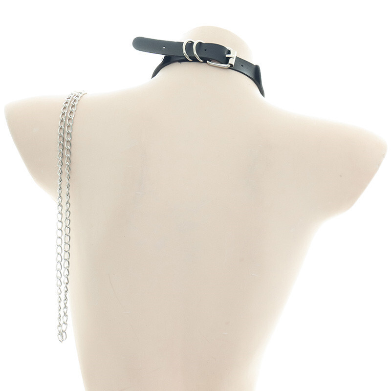 5 レディース リード付 襟型首輪チョーカー ベルト コスプレ A1a0l0 Lachouette
