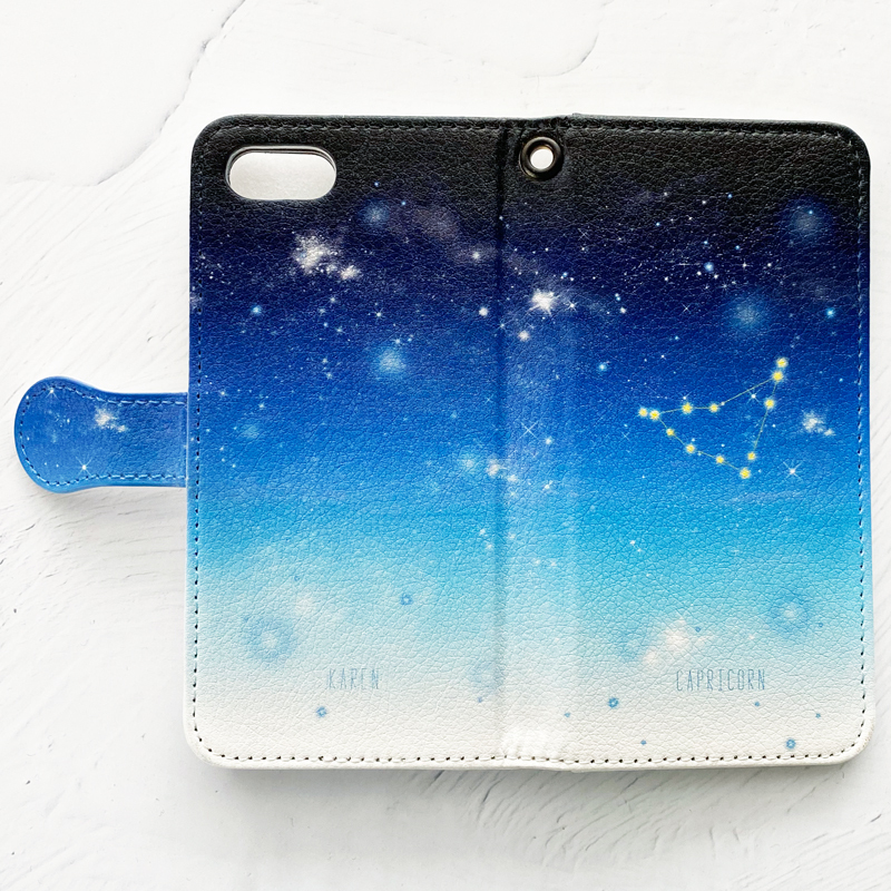 名入れ可 12星座 A Ver 2 手帳型 Iphoneケース スマホケース 全機種対応 Lala Clover