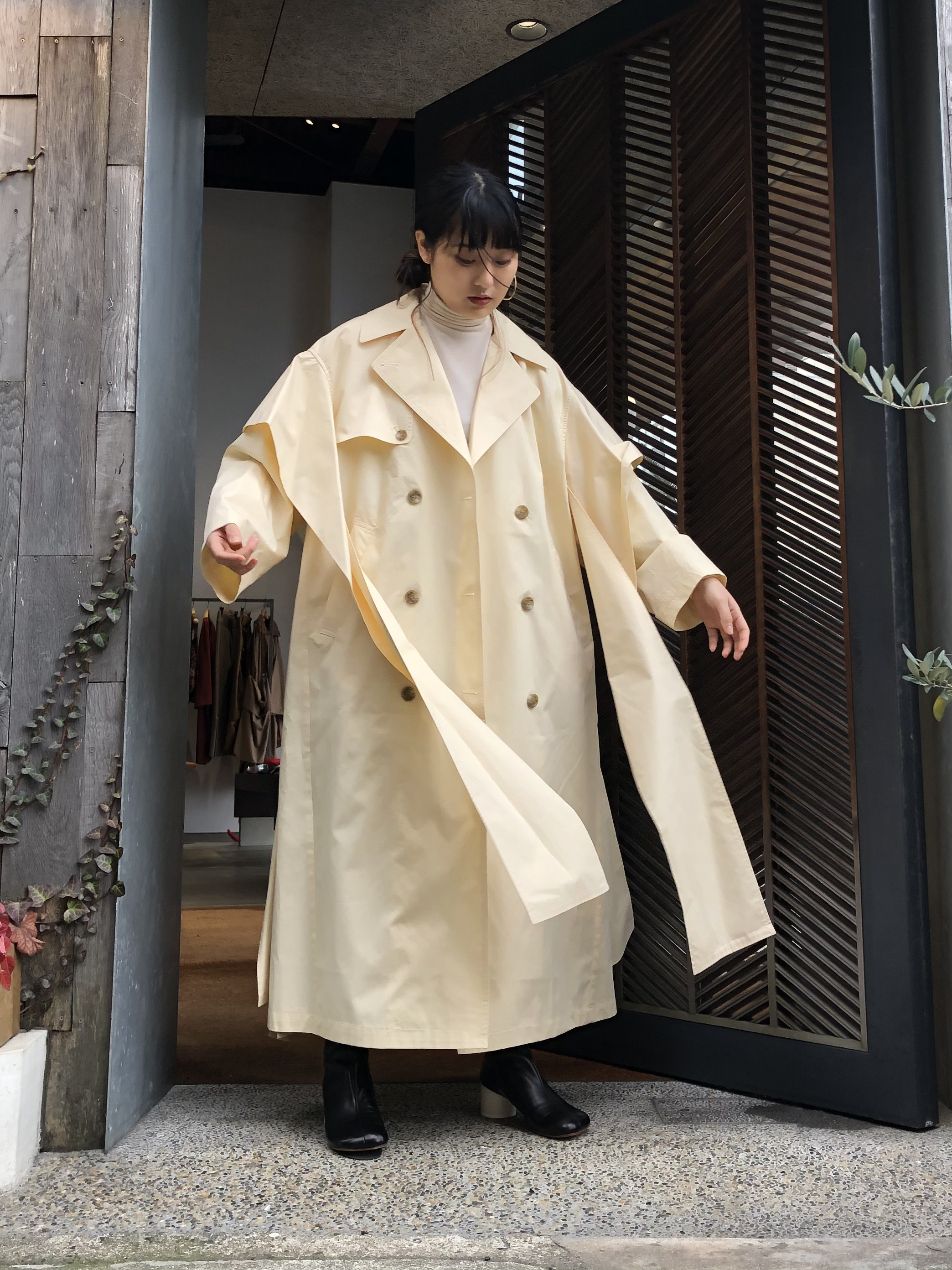 超特価SALE開催 CLANE クラネ SIDE RIBBON TRENCH COAT unca.com.mx