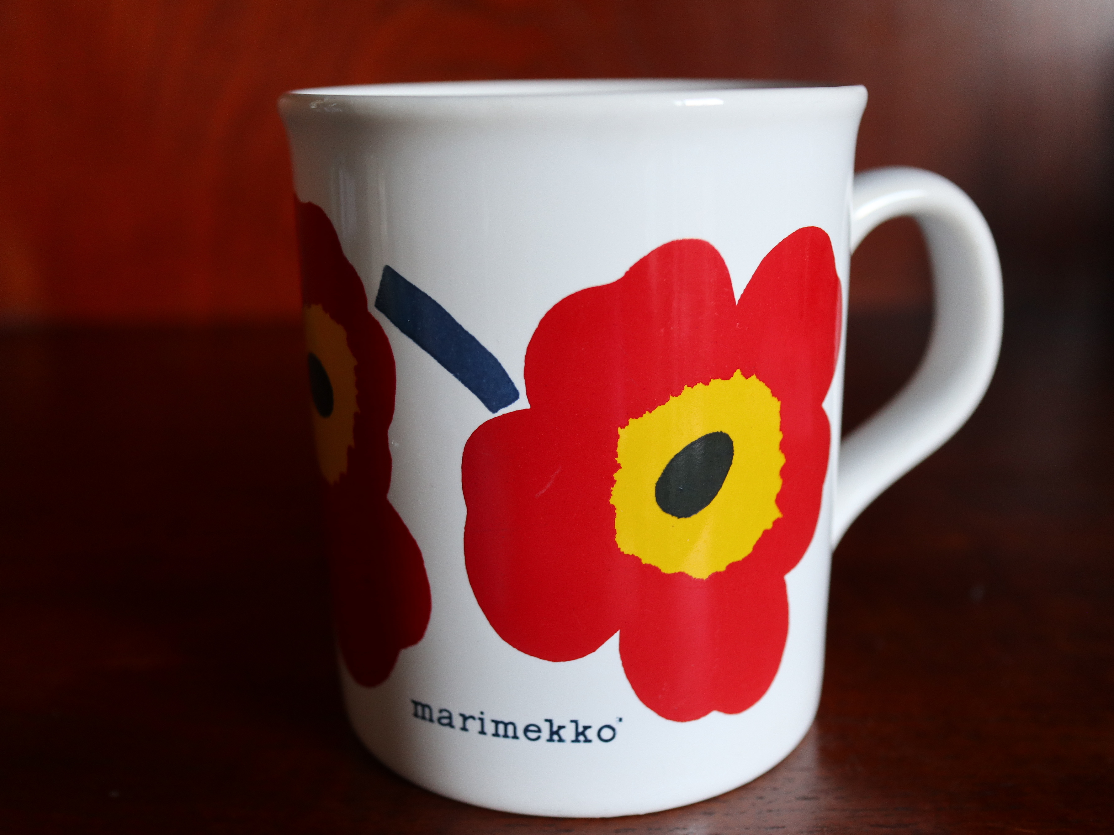 Marimekko Englandオールドマグ ウニッコ赤 Kiitos