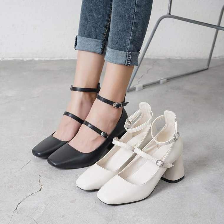 ダブルストラップパンプス Tm0424 Teddymoon