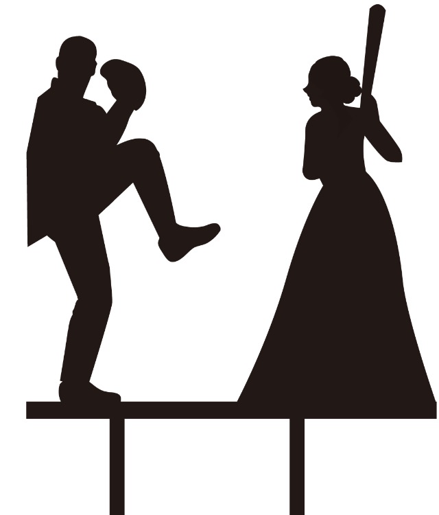 ケーキトッパー 野球 ウェディング 結婚式 ウェディングケーキ Aile Bouquet