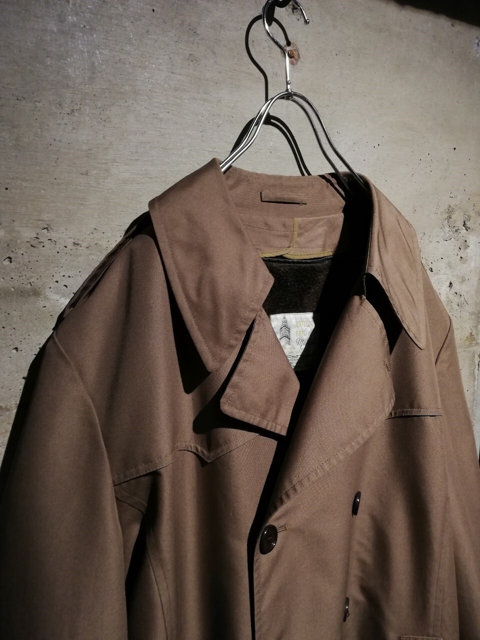 Vintage Mocha Brown London Fog Western Detail Trench Coat 完品 Caka カカ 下北沢古着屋 セレクトショップ