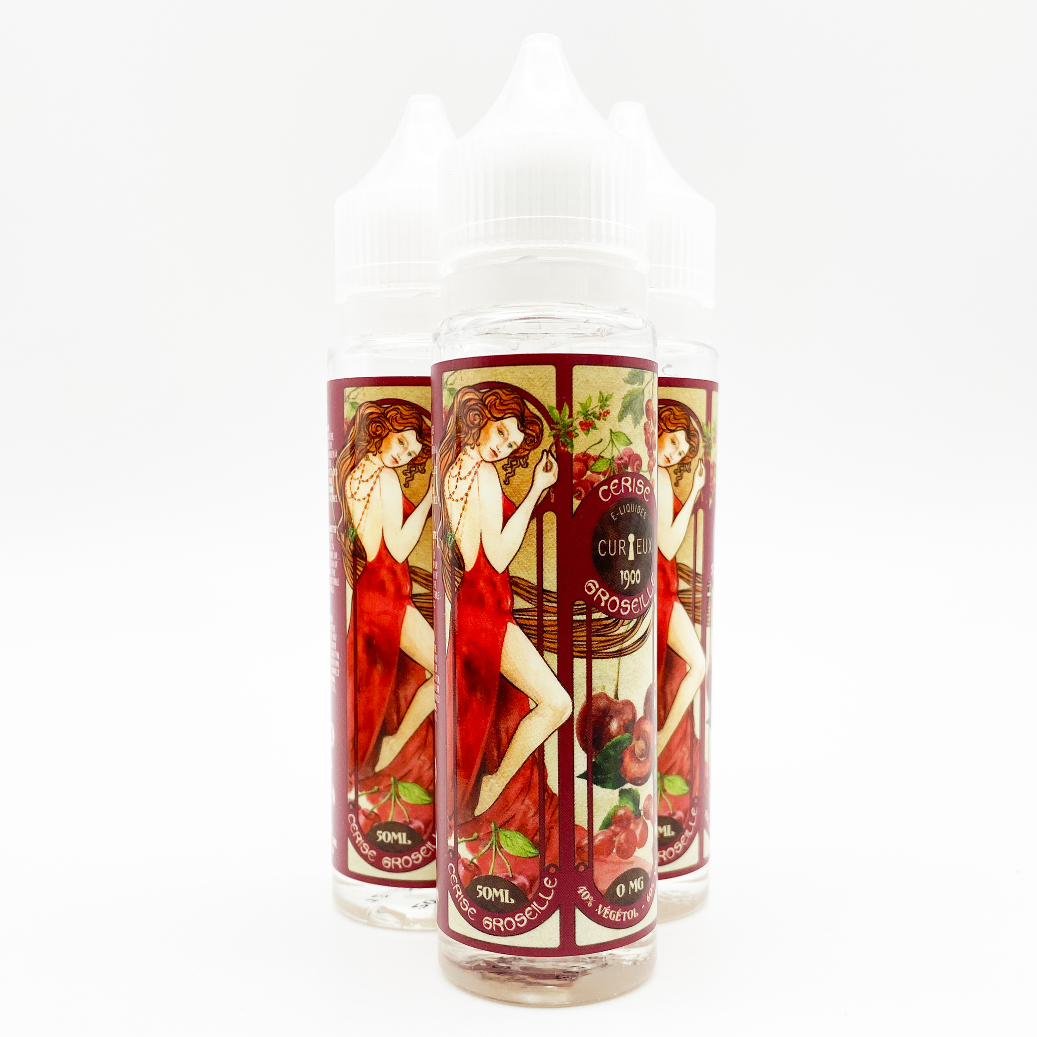 Curieux Cerise Groseille Framboise Cassis 50ml キュリュ チェリー グロセイユ レッドカラントカシス フランボワーズ カシス World Vape Shop Japan 錦糸町 Base店