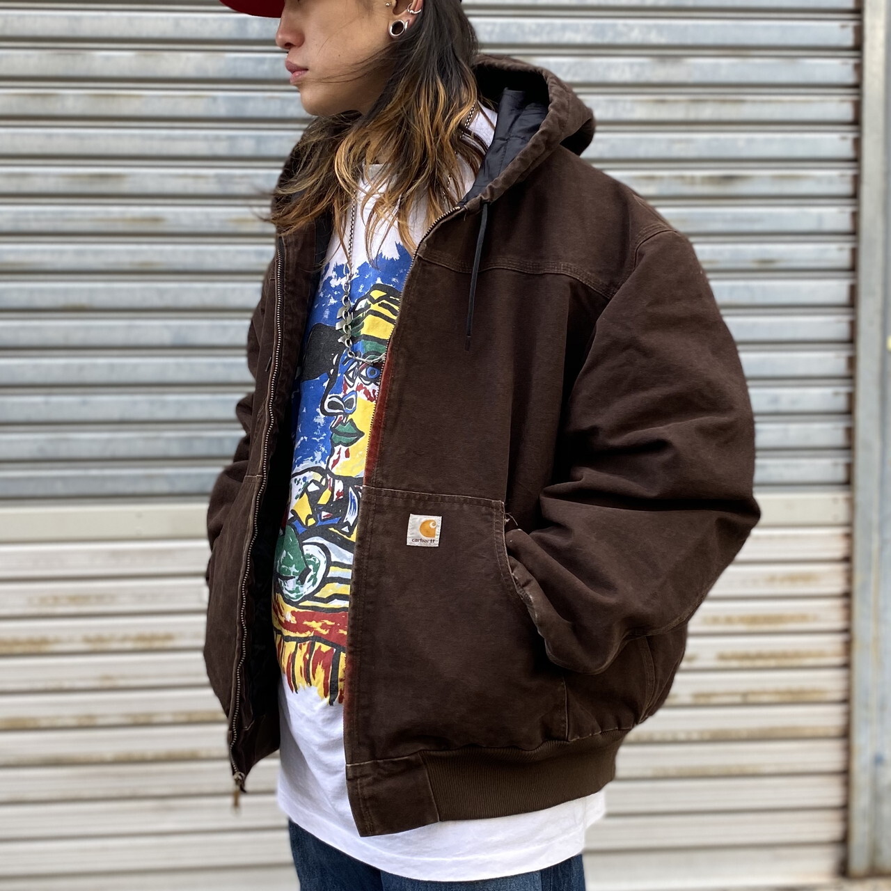 肩幅57㎝【状態最高◎】carhartt⭐︎アクティブジャケット⭐︎ダック