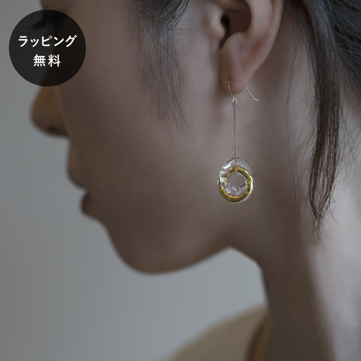 ハリオ Hario ピアス エターナル K10 0116 Giftgiftgift ギフトギフトギフト