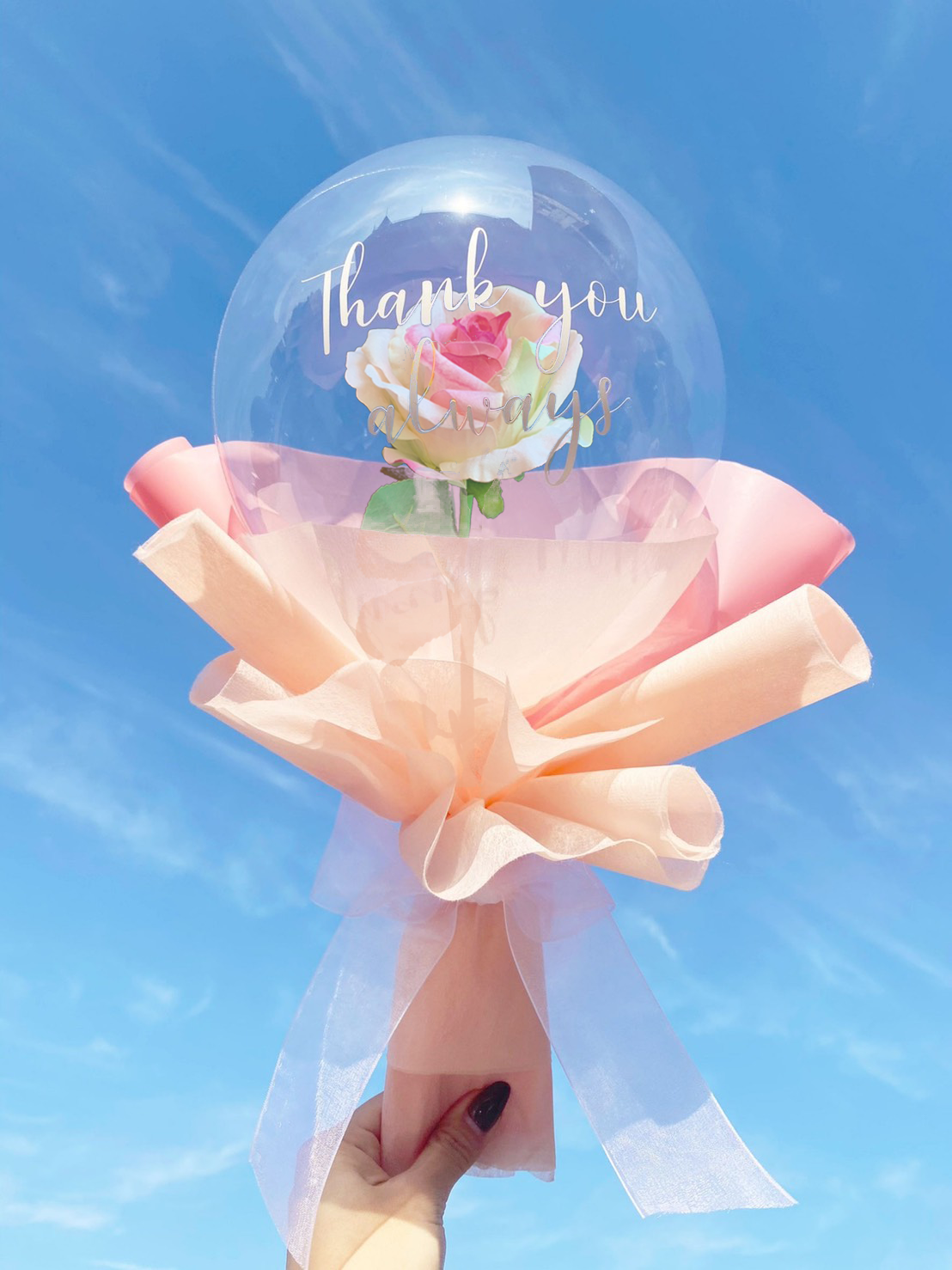 バルーンブーケ バラ Marryxoxo