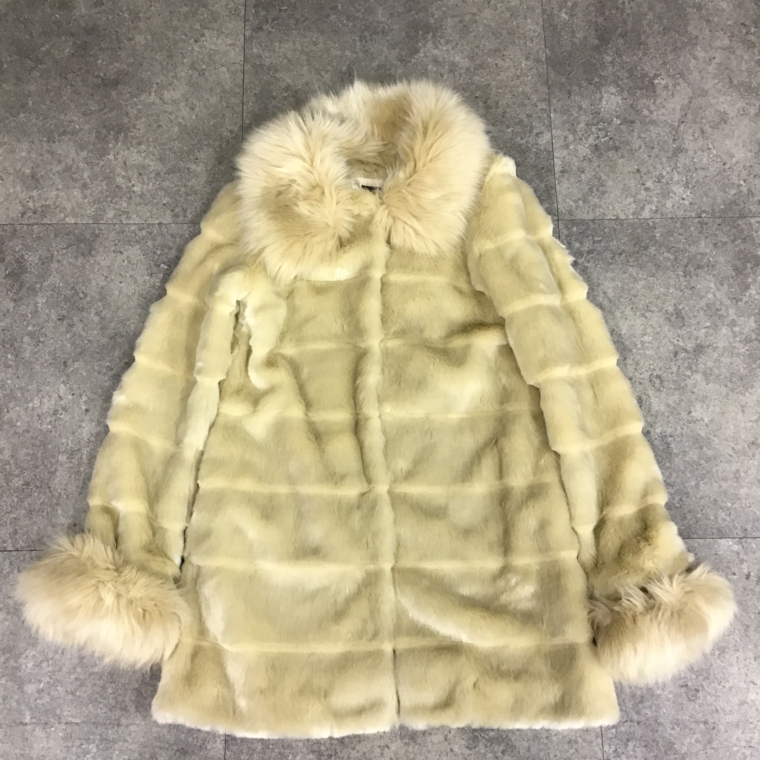 古着 リエンダ Rienda ファーコート エレガント ファー アウター サイズm 古着屋 Paet