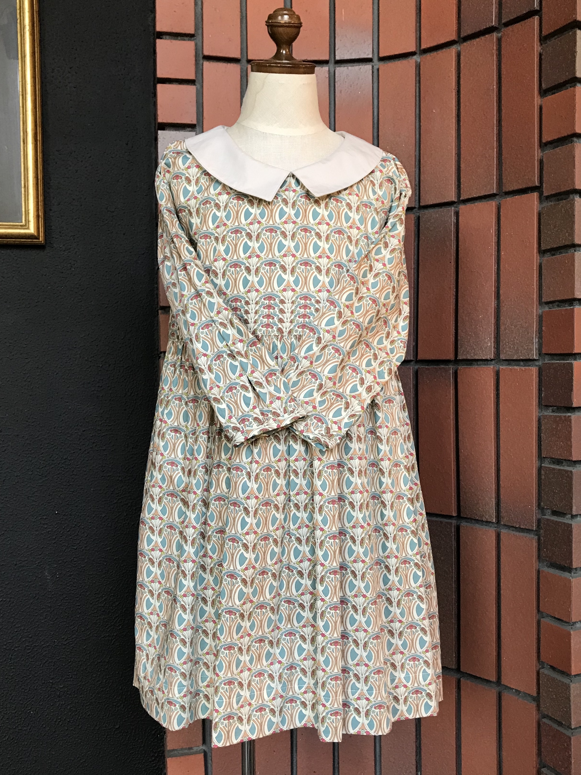 卒園式 入学式にも リバティ ワンピース 鎌倉子供服 ハリトイト