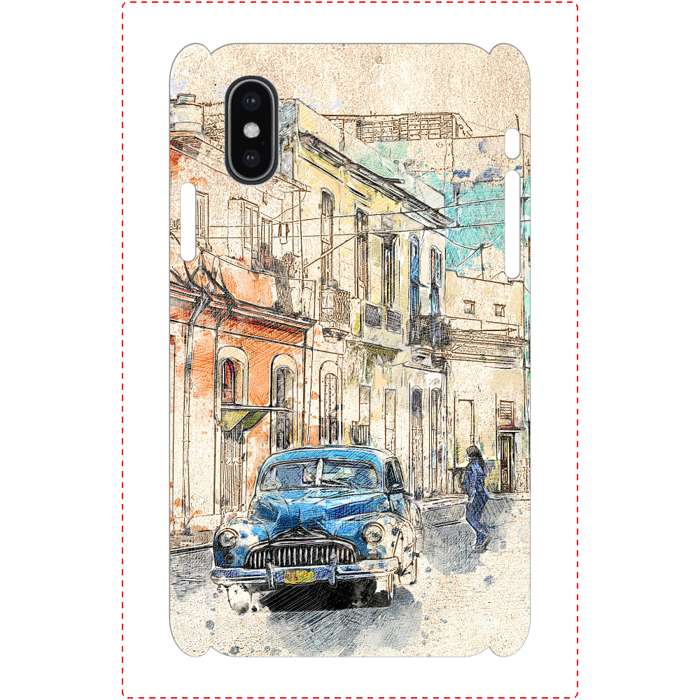 Iphoneケース おしゃれ ハバナの街並み おしゃれでかわいいiphoneケース スマホケース Tシャツ かっこいいイラスト のクリエイターグッズ専門 雑貨屋アリうさ