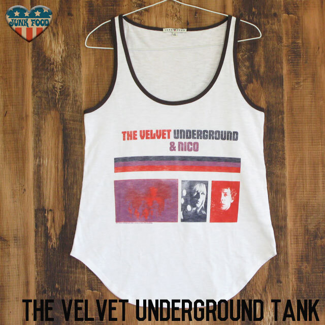 Junk Food ジャンクフード The Velvet Underground レディース タンクトップ Kei Style