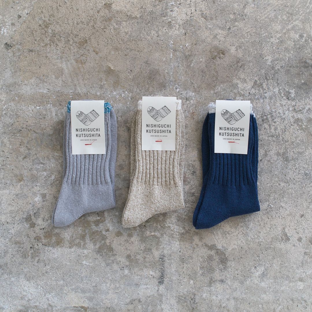 Nishiguchi Kutsushita 西口靴下 シルクコットン天竺ソックス サイズm Silk Cotton Socks M メンズ Chelsea チェルシーオンラインショップ 四日市