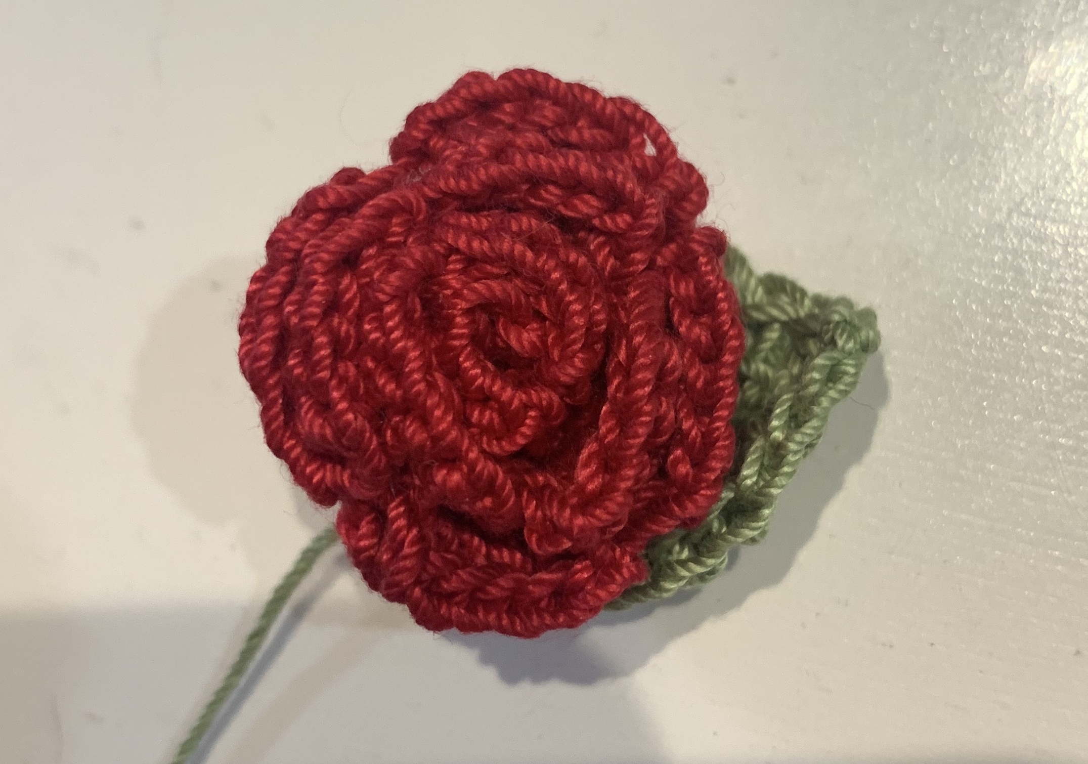 ハンドメイド 花モチーフ バラ 巻きバラ レース編み 7コ Hahimi Shop