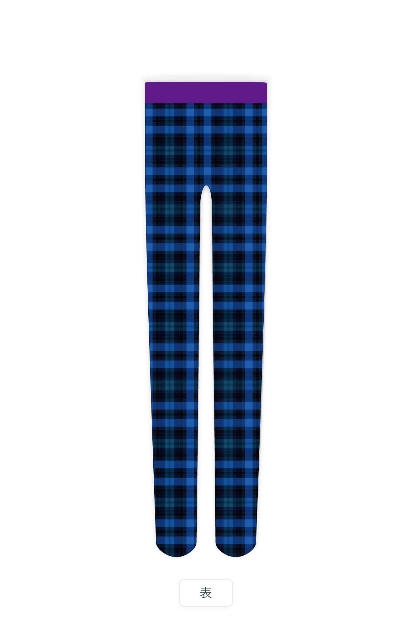 Blue Tartan Tights 80 Denier By Sharishari On The Stage Kwaz Label