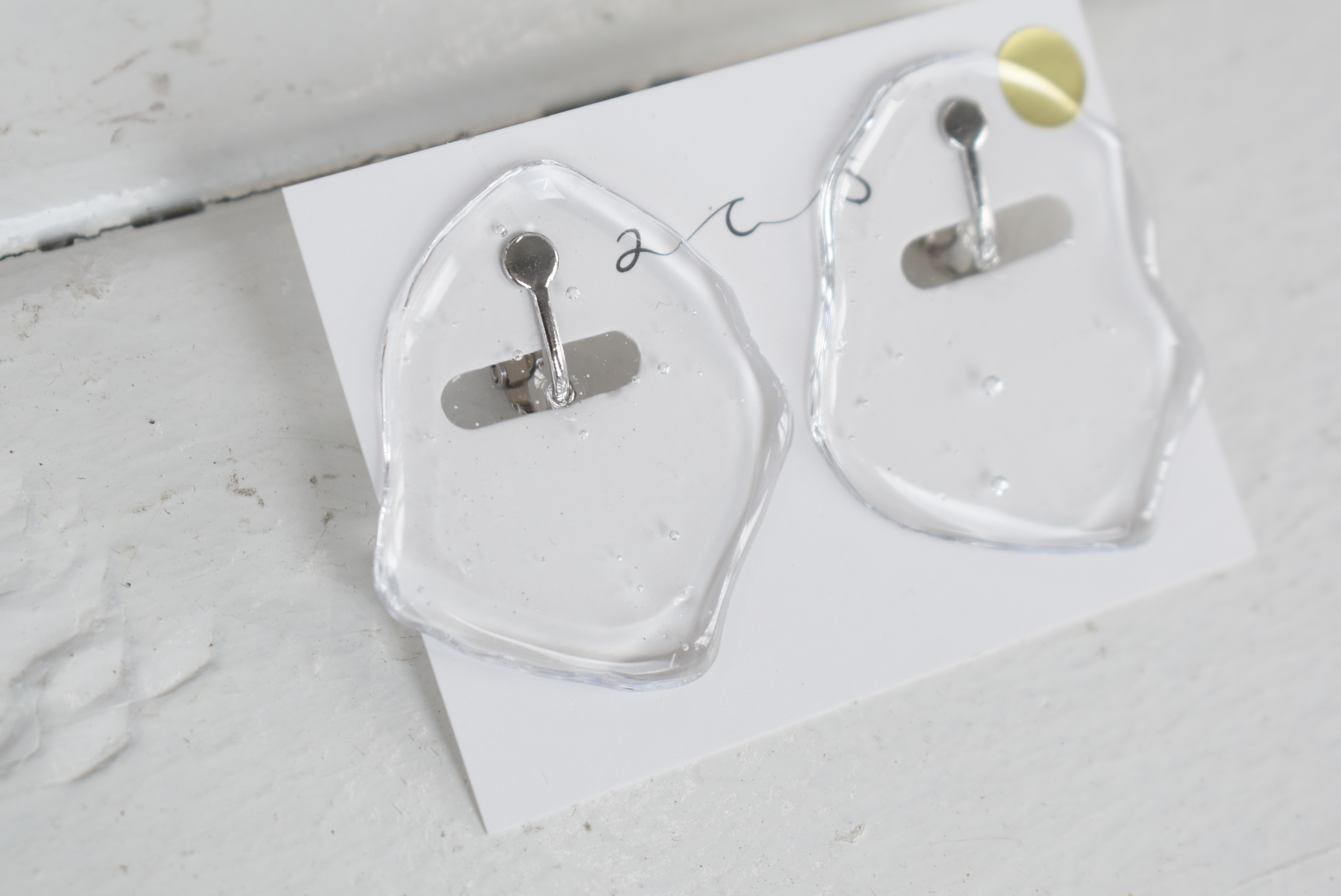 Acs 透明イヤリング 京都 路地裏3坪雑貨店