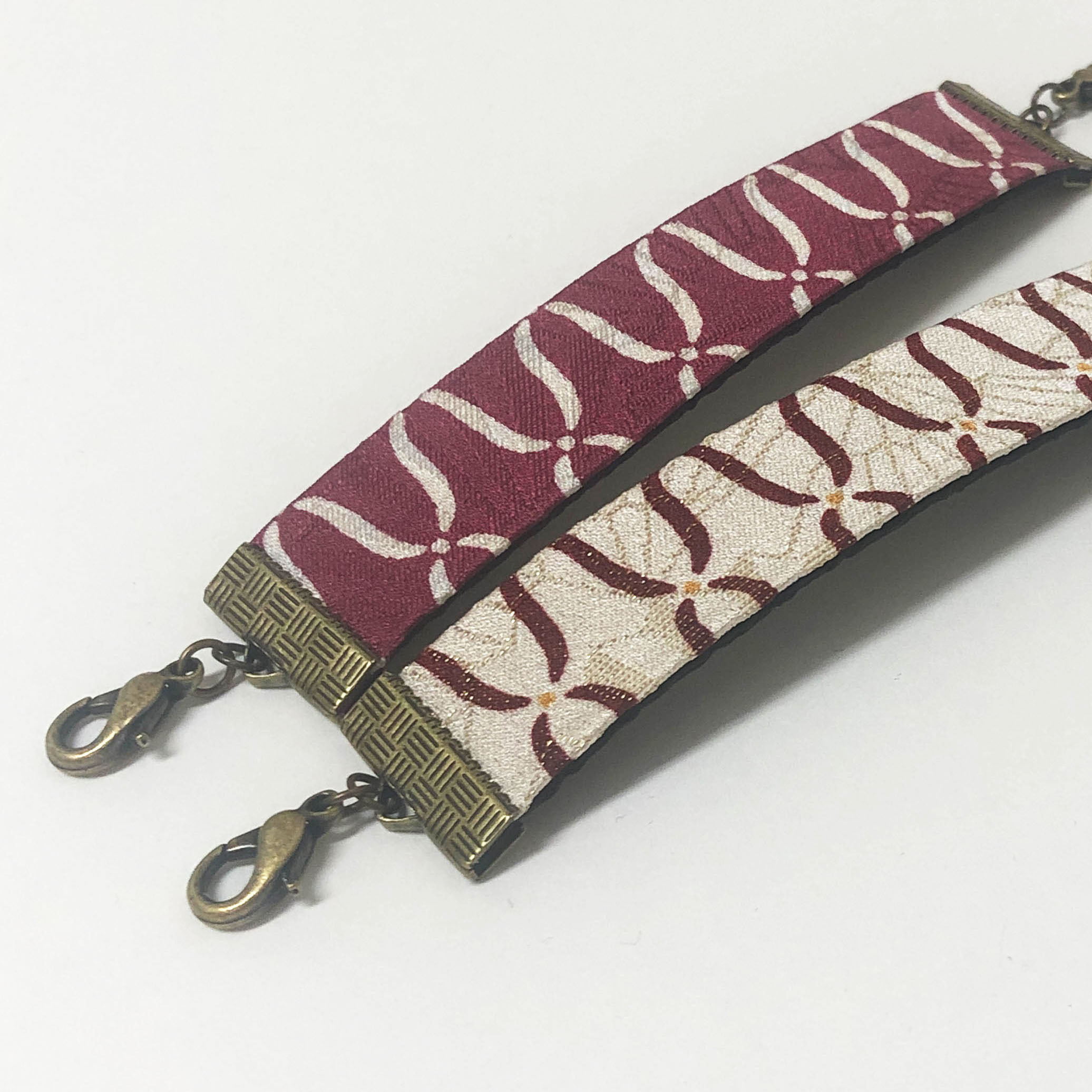 立涌柄 お洒落なマスク留めアクセサリー 耳が痛くならない マスクバンド フック ストラップ ストッパー マスクレット チャーム 伝統工芸 最高級生地 京友禅 を使用 京都の伝統工芸を用いた着物や帯生地で製作したグッズブランドaturae あつらえ 京都のネット