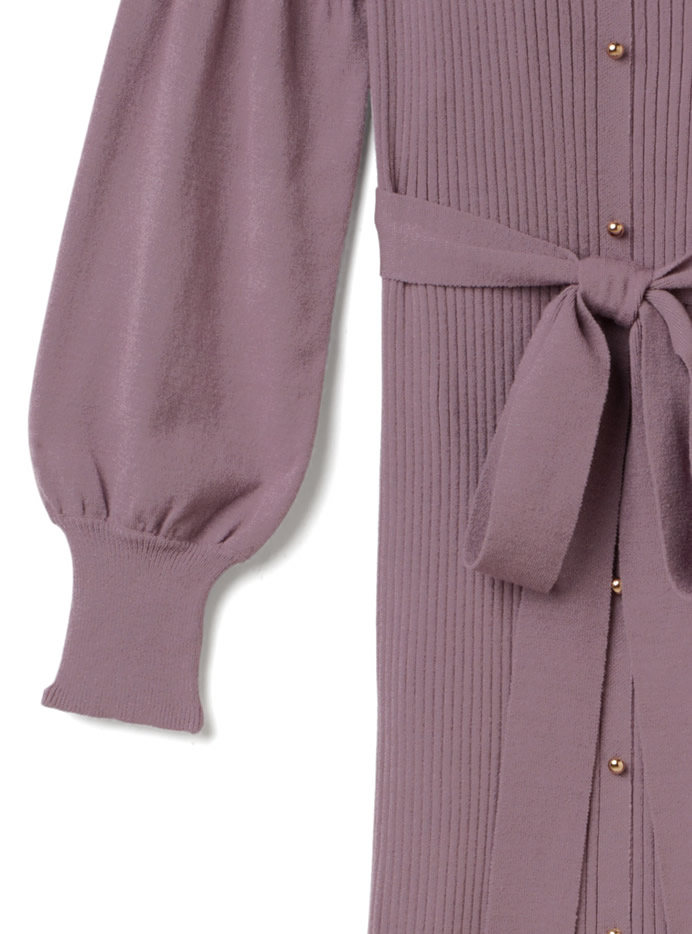 Grl 田中みな実さん着用 フロントボタンマーメイドシルエットニットワンピース Tmart