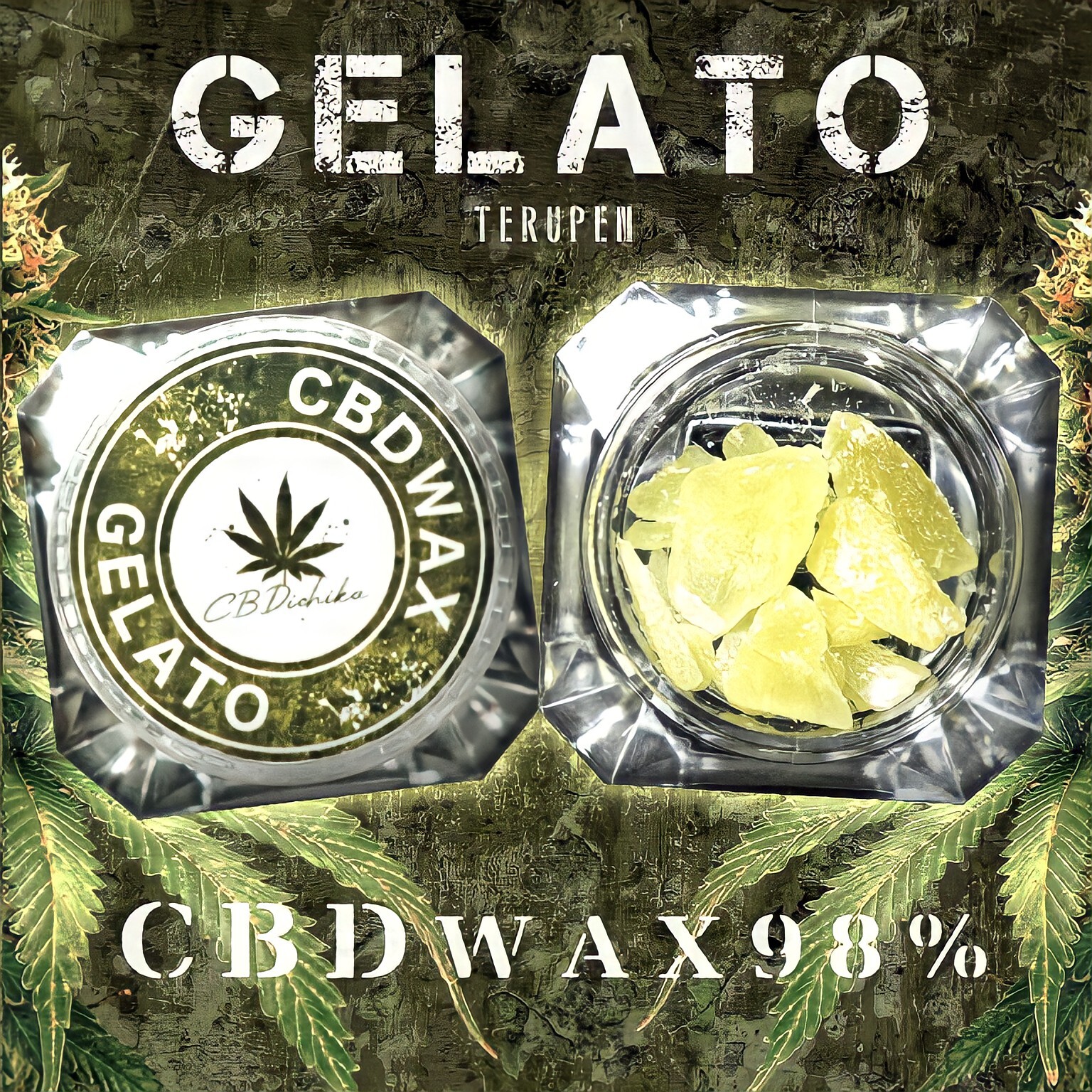 Cbd Wax98 Gelato 大麻テルペン ワックス Cbdichika