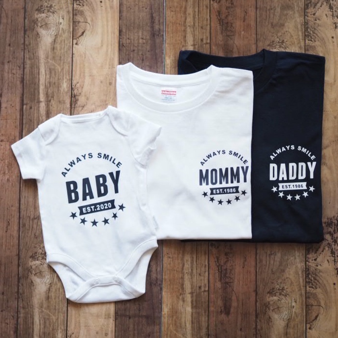 アメカジロゴ Tシャツ マタニティフォト用ボディースーツ Awesome9