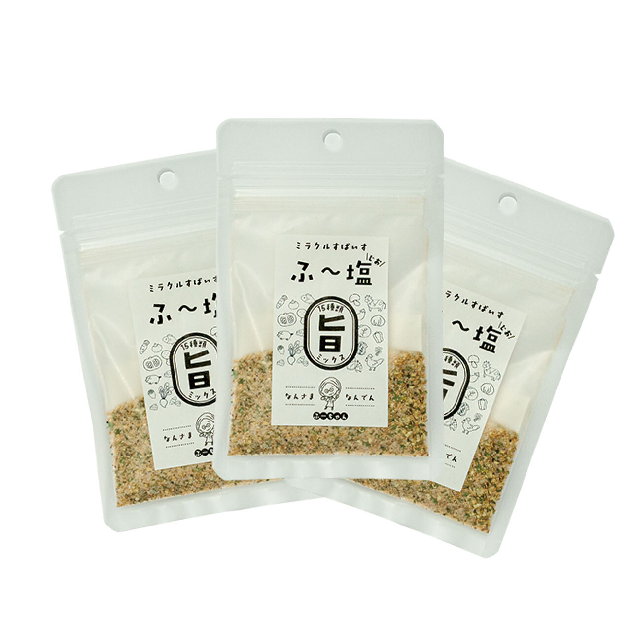 ふ 塩旨ミックス30g 3個セット Kiyora Select