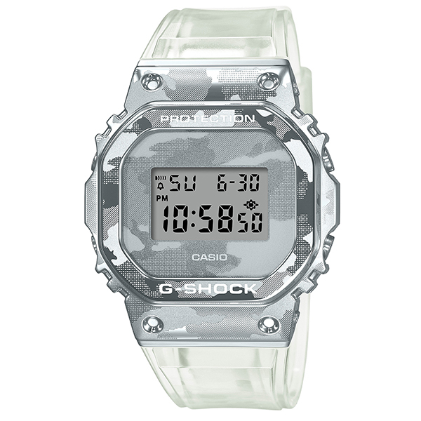 G Shock 限定品 Gm 5600scm 1jf メタル スケルトン カモフラージュ メンズ腕時計 カシオ正規品 栗田時計店 Seiko G Shock フェラーリ 時計ベルトの専門店