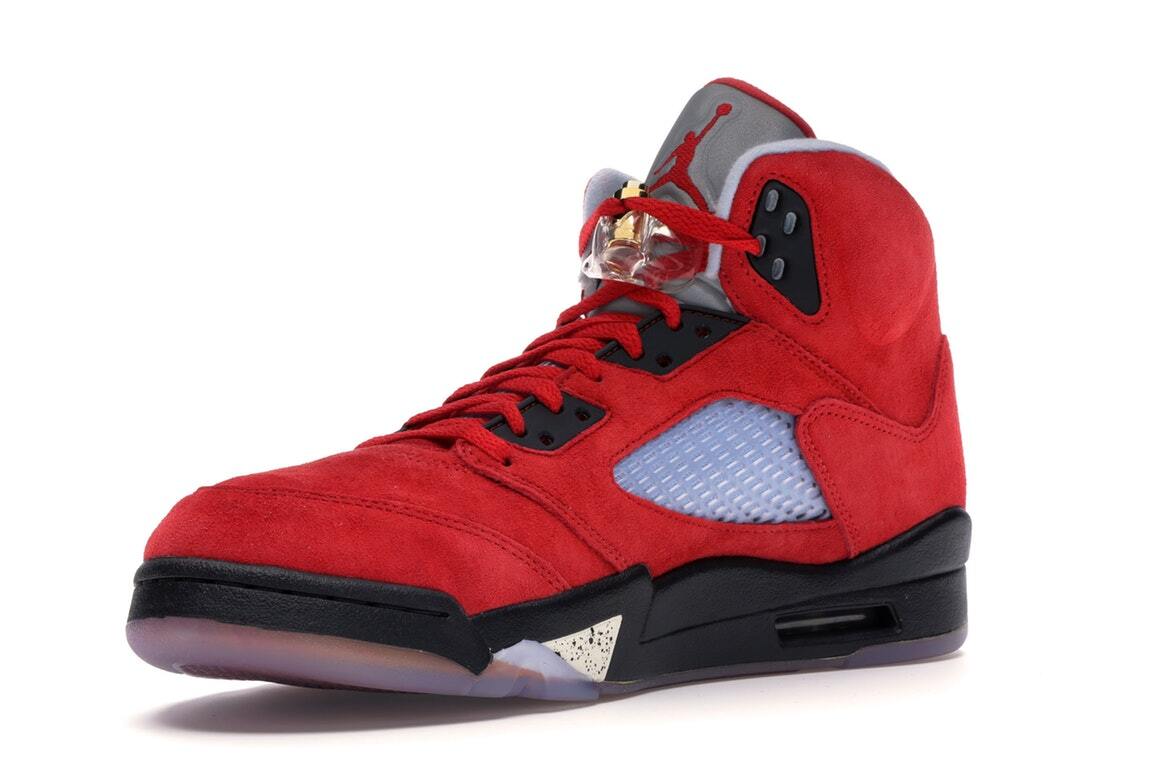 jordan 5 trophy room university red