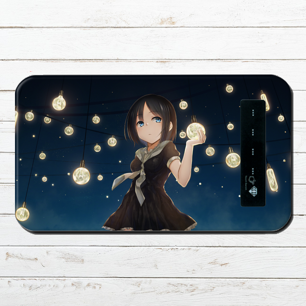 モバイルバッテリー イラスト 女の子 エモい おしゃれ 可愛い かわいい おすすめ 個性的 人気 イラストレーター クリエイター 絵師 充電器 タイトル 電球と少女 パターン2 作 星宮あき Iphoneケース Tシャツ メンズ スマホケース レディース Etc 雑貨屋アリうさ